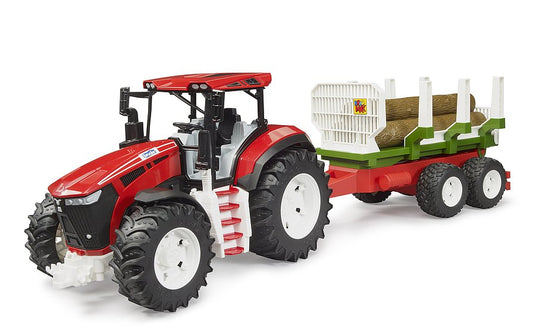 Roadmax Tractor with Logging Trailer & 3 Logs