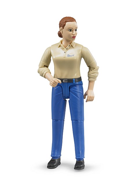 Woman Light Skin wearing blue jeans