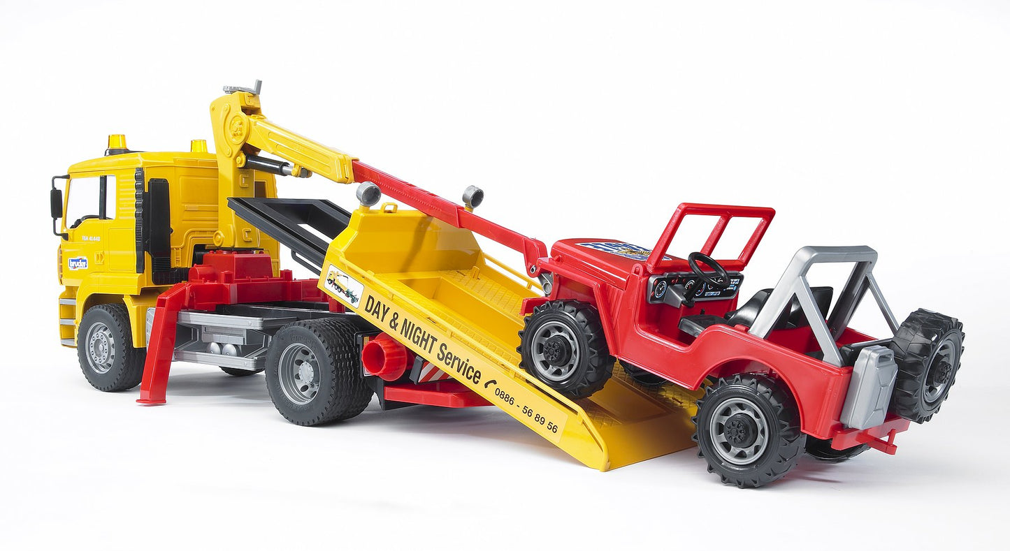 MAN TGA Tow truck with Cross Country Vehicle