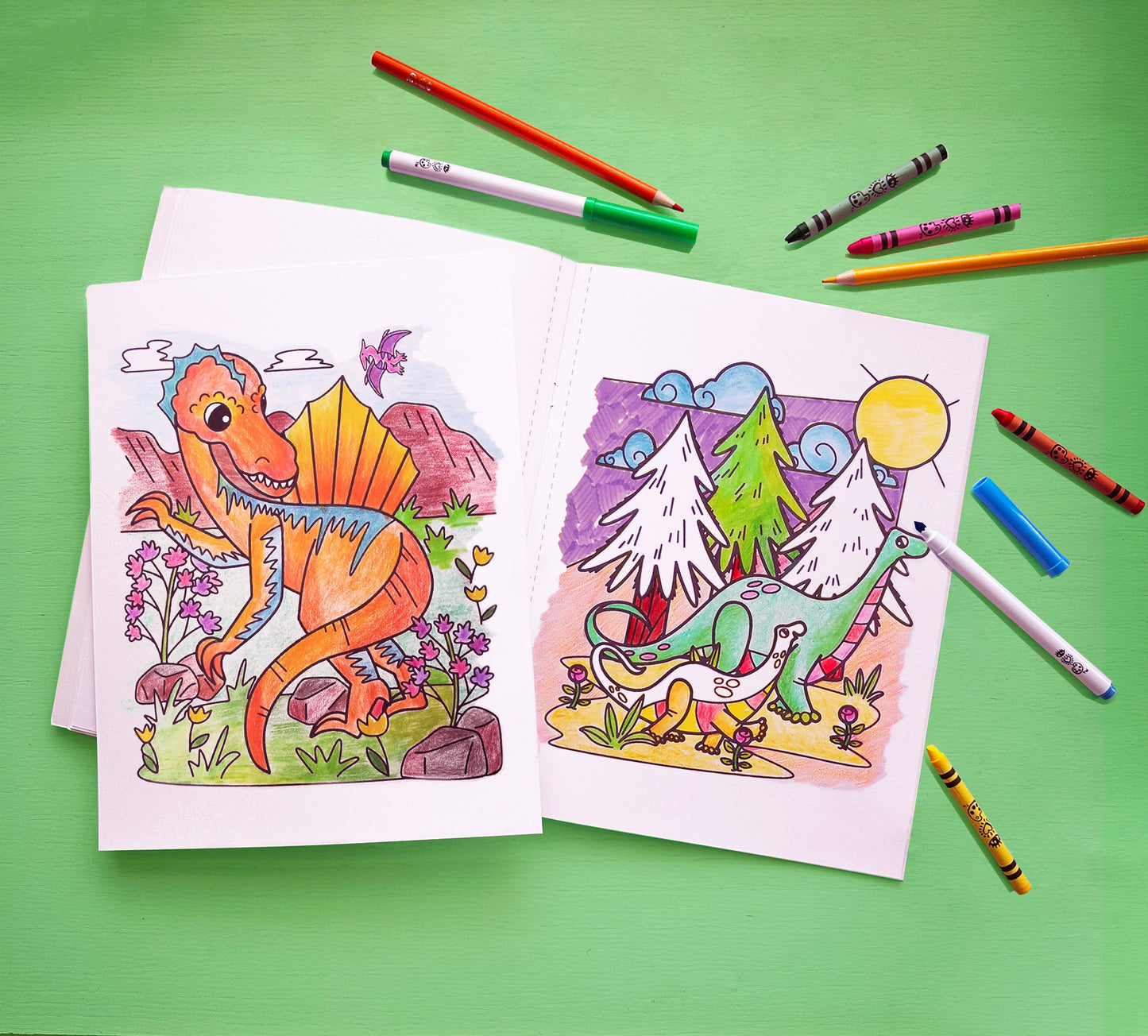 Color Craze Coloring Book Dino World