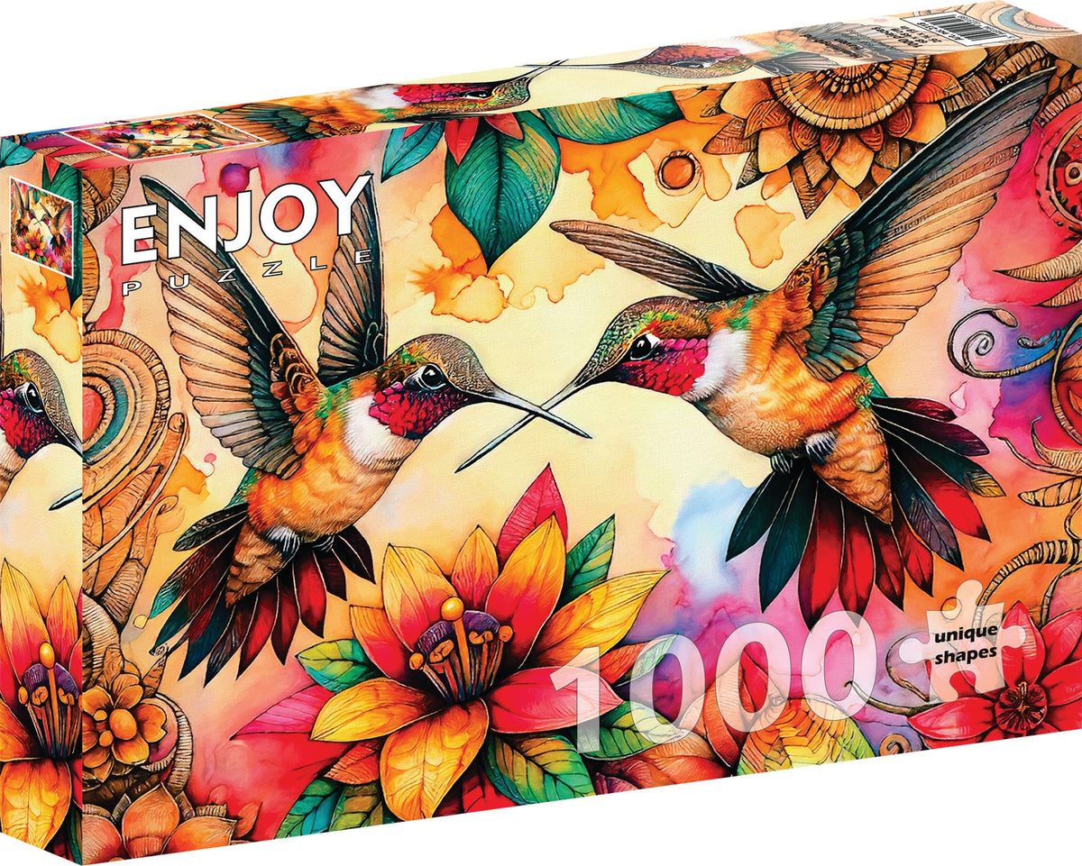 Enjoy - Hummingbird Haven 1000pc jigsaw puzzle