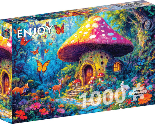Enjoy - Mushroom Cottage 1000pc jigsaw puzzle