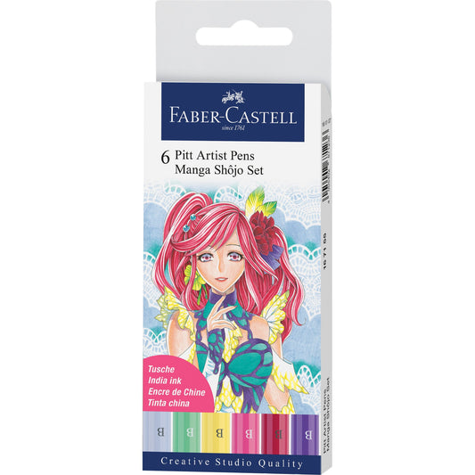 Pitt Artist Pens Manga Shojo Set