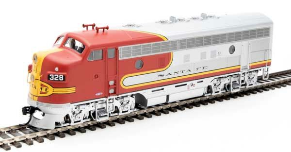 HO EMD F7A Locomotive Santa Fe #328L