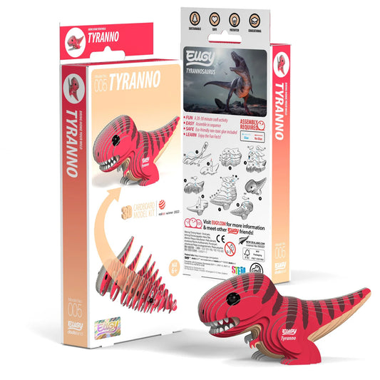 Eugy Tyrannosaurus 3D Cardboard Model Kit