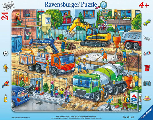 Construction Site 24pc tray puzzle