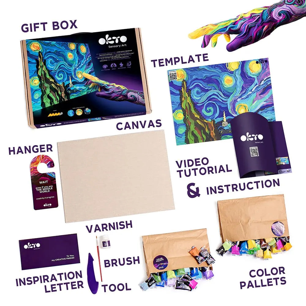 Oktoclay & Painting Kit Starry Night