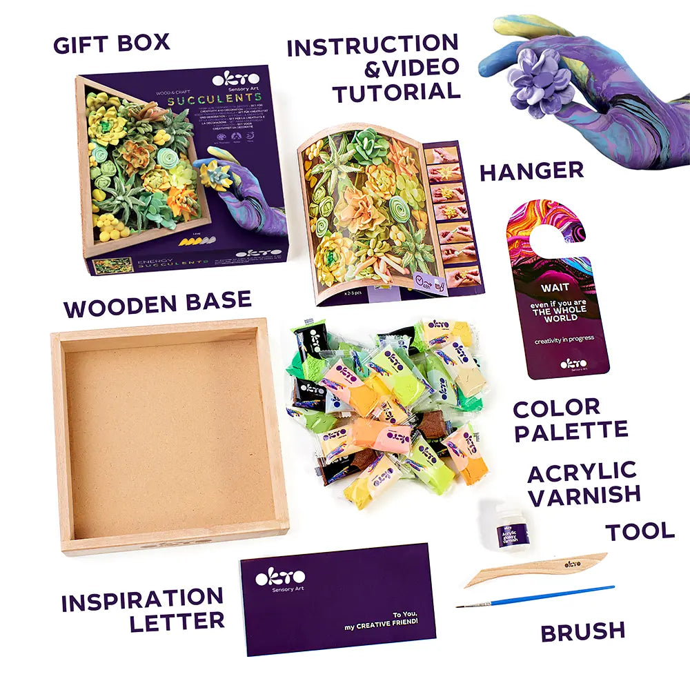 Wood & Craft Succulents Energy