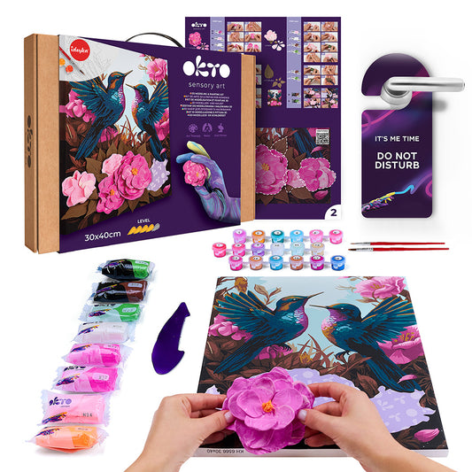 Oktoclay & Painting Kit Elegant Hummingbird