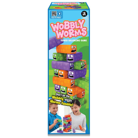 Wobbly Worms - Towering Balancing Game