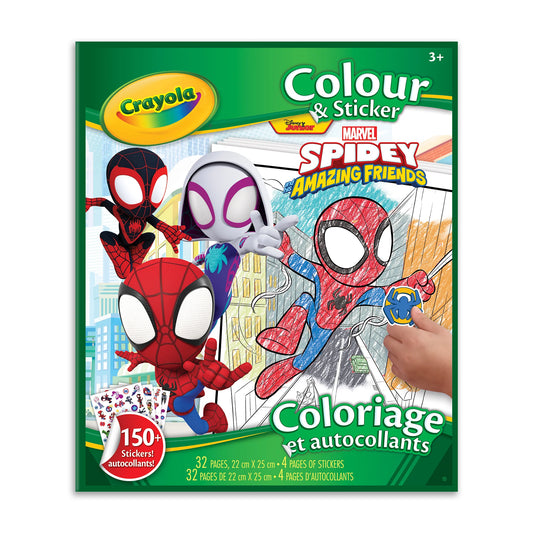 Spidey Amazing Friends Colour & Sticker Book