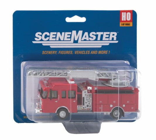 HO Heavy Duty Fire Ladder Truck