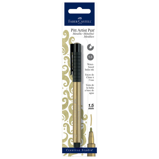 Pitt Artist Pen India Ink Metallic Gold 1.5mm
