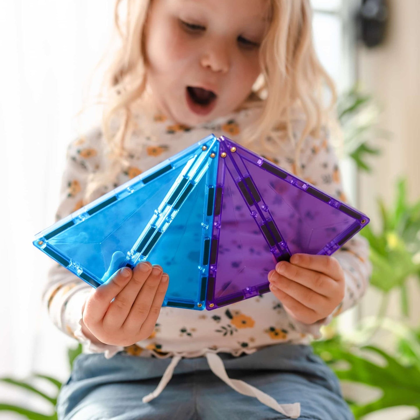 Connetix Rainbow Geometry Pack 30pc Magnetic Tiles