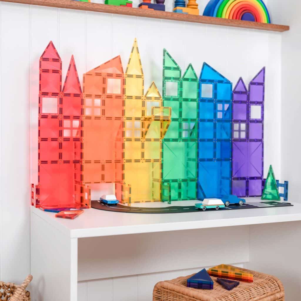Connetix Rainbow Creative Pack 102pc Magnetic Tiles