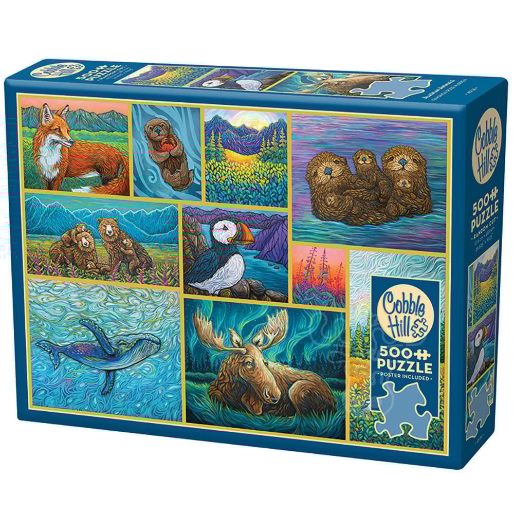 Alaskan Animals 500pc jigsaw puzzle