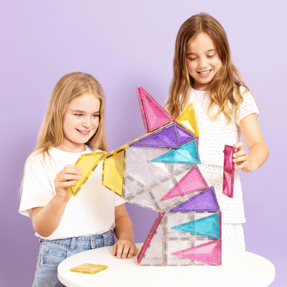 Connetix Glitter Unicorn Pack 56pc