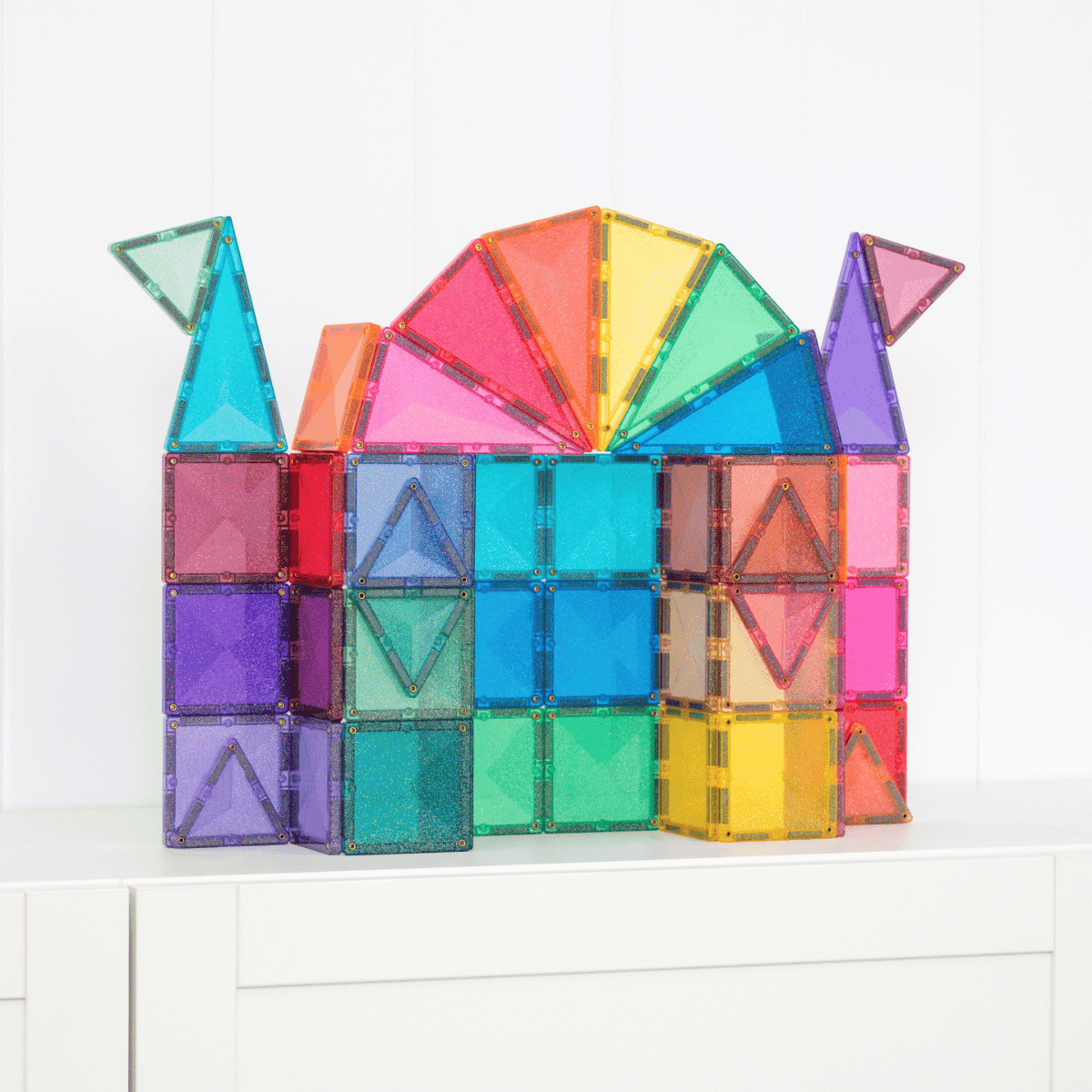 Connetix Glitter Castle Pack 48pc