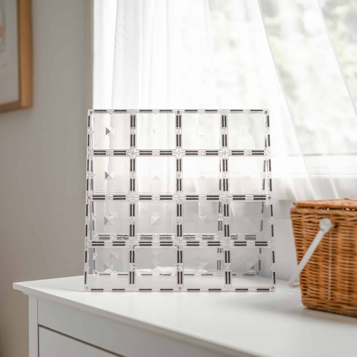 Connetix Clear Base Plate 2pc