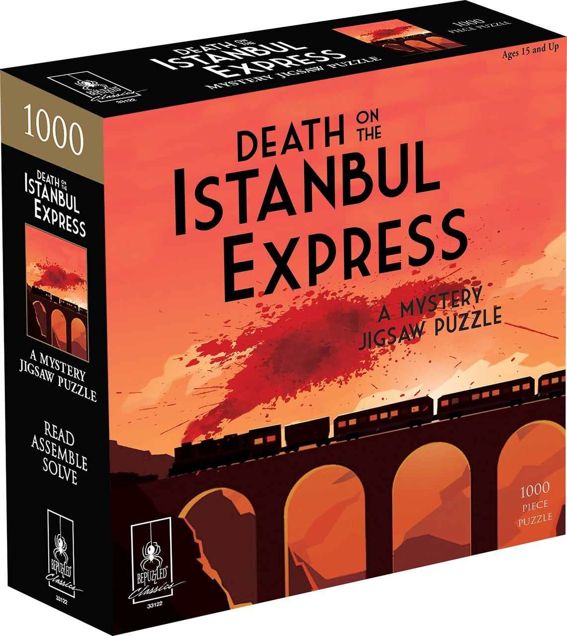Death on the Istanbul Express Mystery Jigsaw Puzzle 1000pc