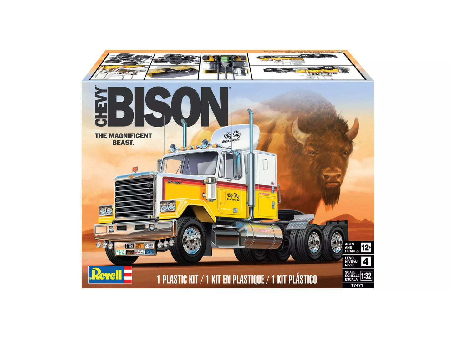 Chevy Bison Semi Truck 1/32