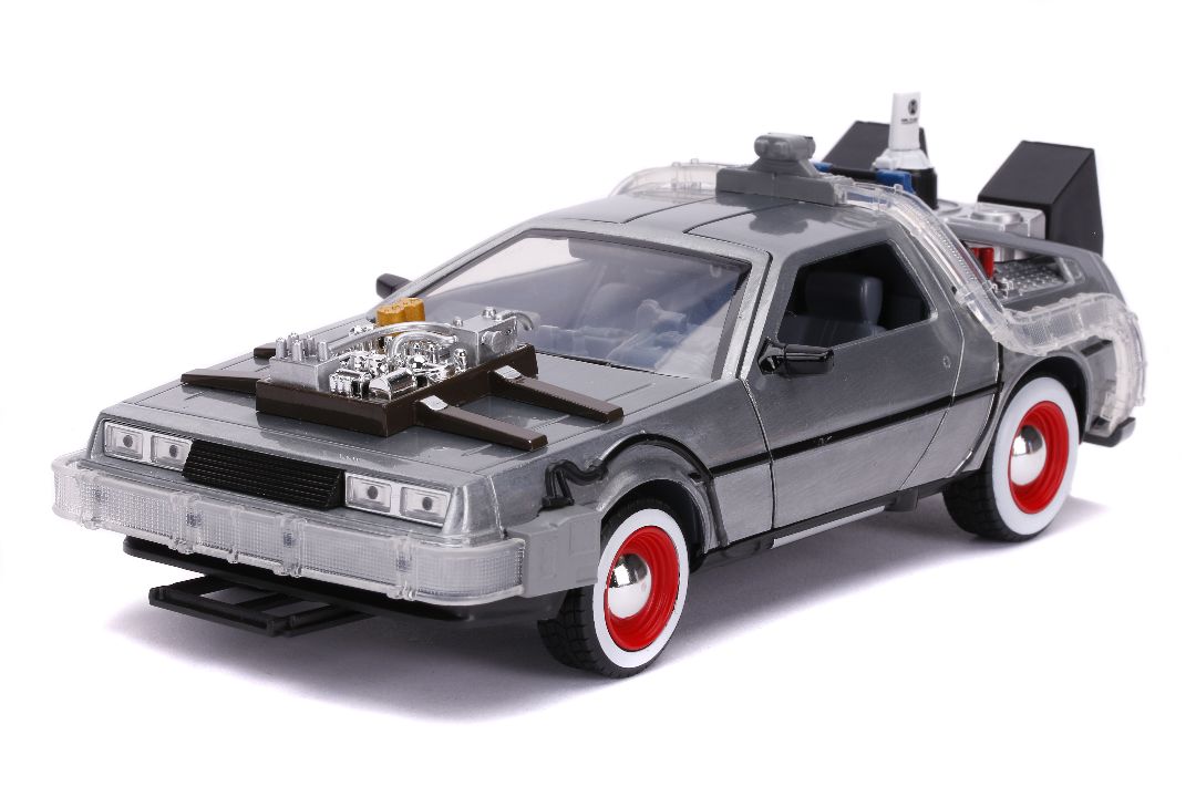 "Hollywood Rides" Back to the Future III Time Machine with Lights 1/24