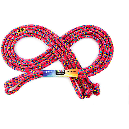 16' Confetti jump Rope Red