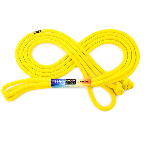 16' Yellow Double Jump Rope