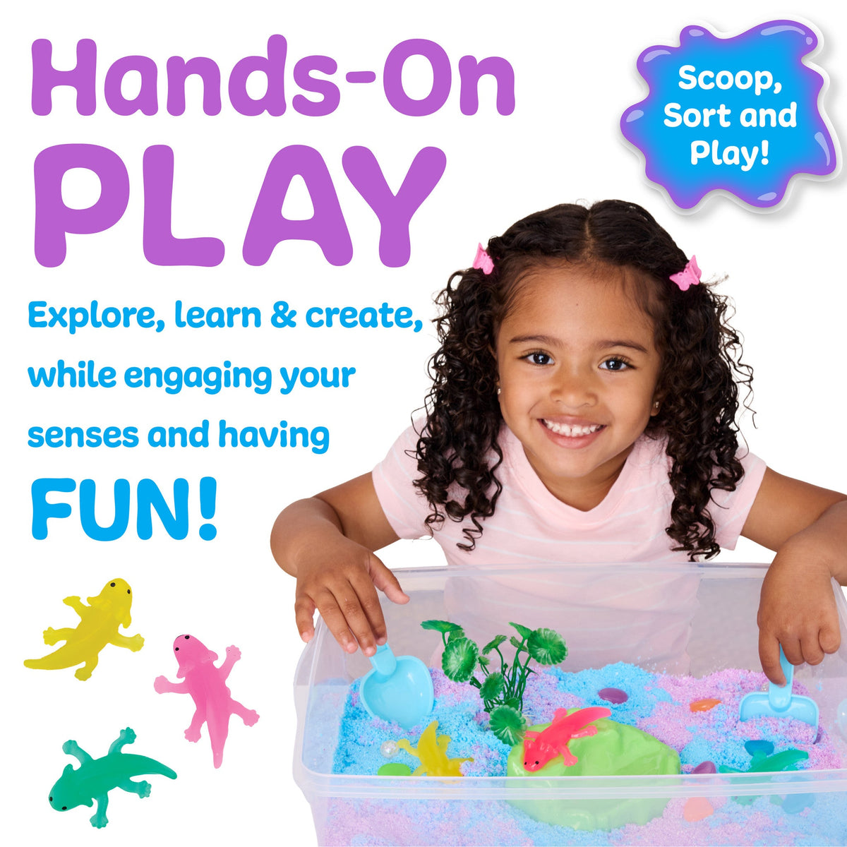 Sensory Bin Axolotl