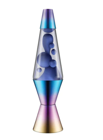 Lava Lamp Oil Slick/Blue/Clear 14.5"