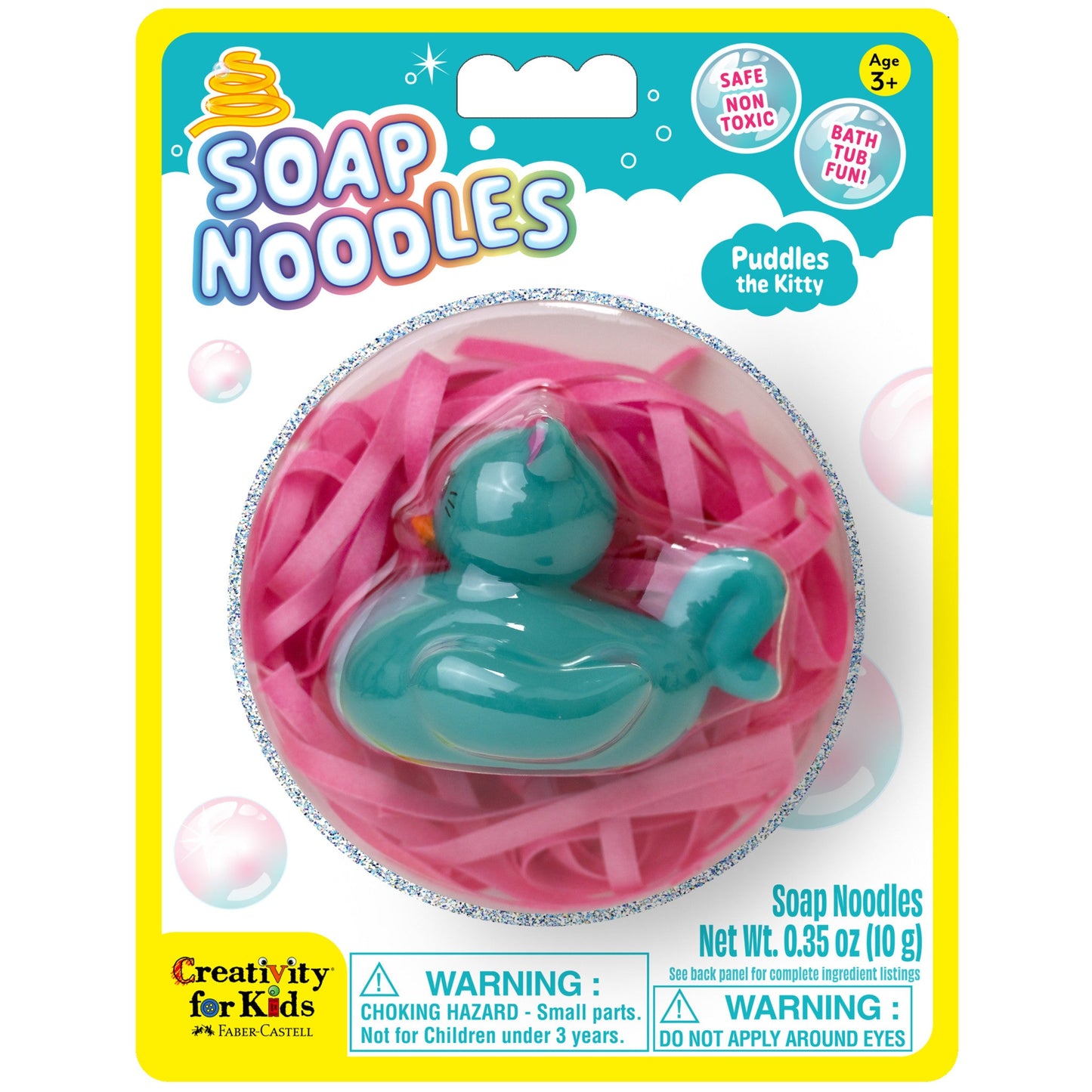 Soap Noodles Puddles the Kitten