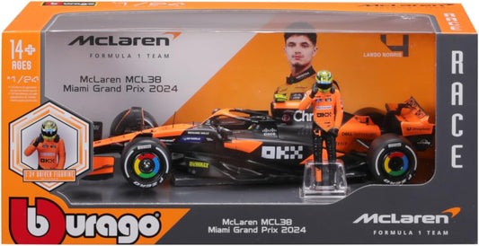 McLaren MCL38 Miami Grand Prix 2024 1/24