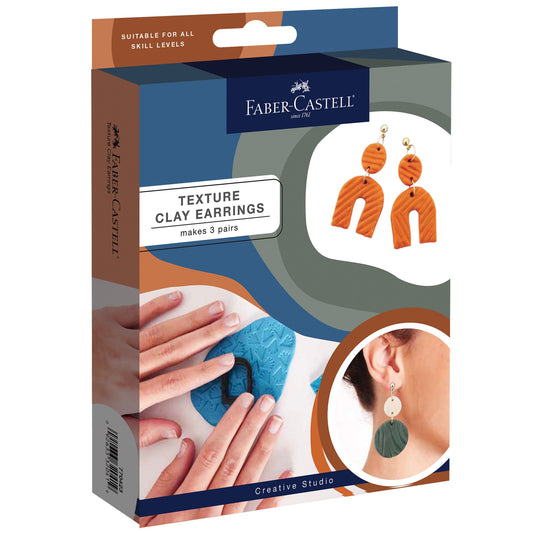Texture Clay Earrings (makes 3 pairs)