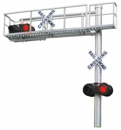 HO Crossing Signal-Lane Cantilever Signal