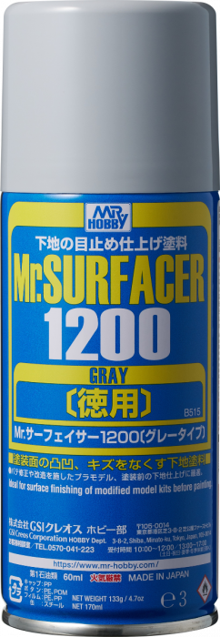 Mr. Surface Spray 1200 Gray