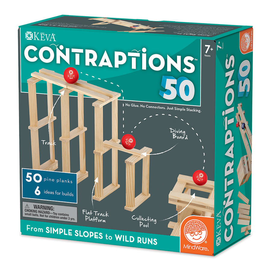 Keva Contraptions 50 Pine Planks – Hobby and Toy Central