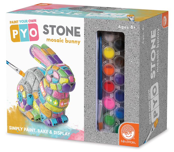 Paint Your Own Stone Mosaic Bunny