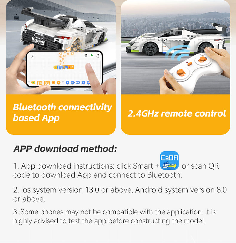 Remote Control Fantasma Race Car 1/20