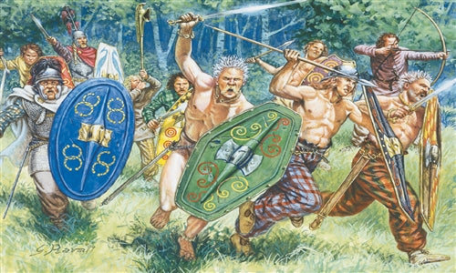 Gaul Warriors 1st-2nd Century B.C. 1/72