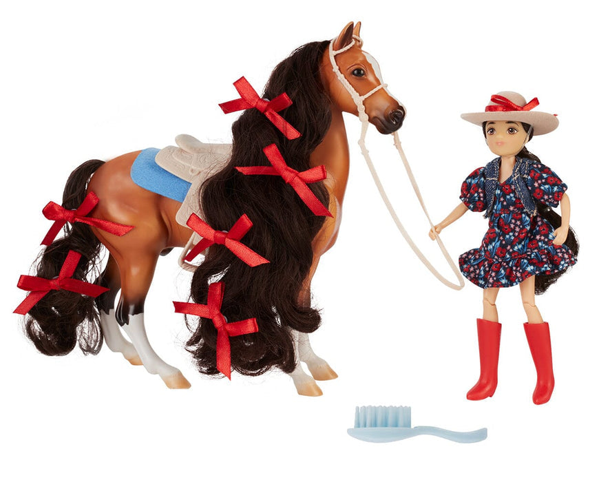 Nora & Boots Western Rider & Bay Pony 1/12