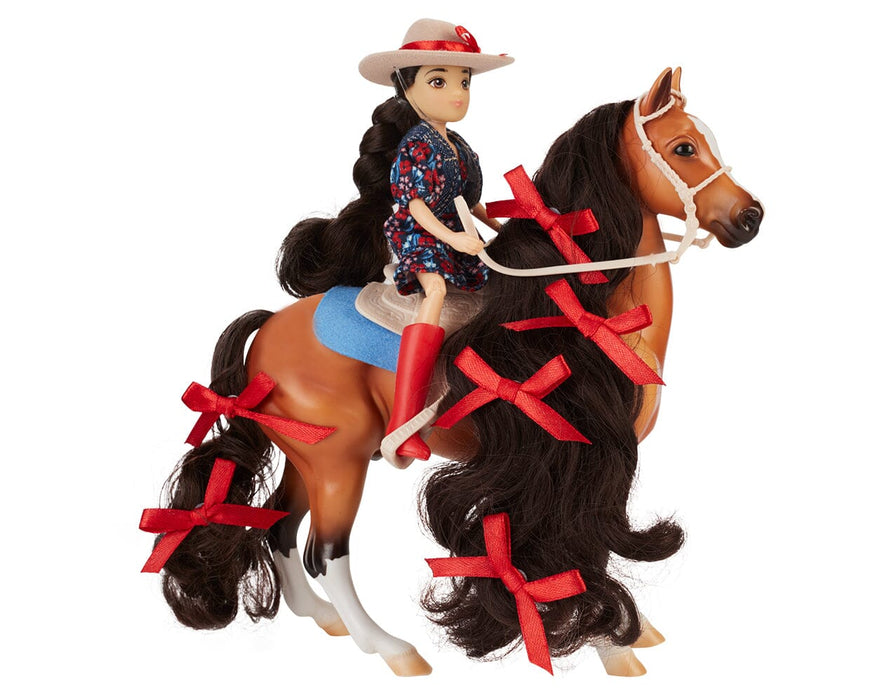 Nora & Boots Western Rider & Bay Pony 1/12