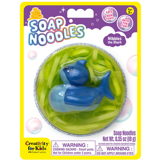 Soap Noodles Nibbles the Shark