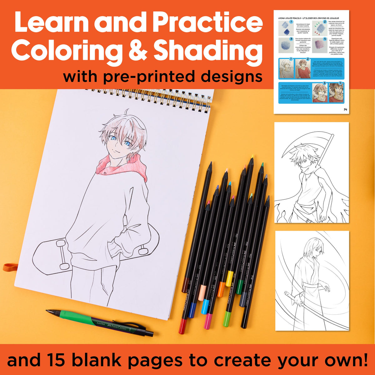 Anime Drawing Kit Shonen Edition