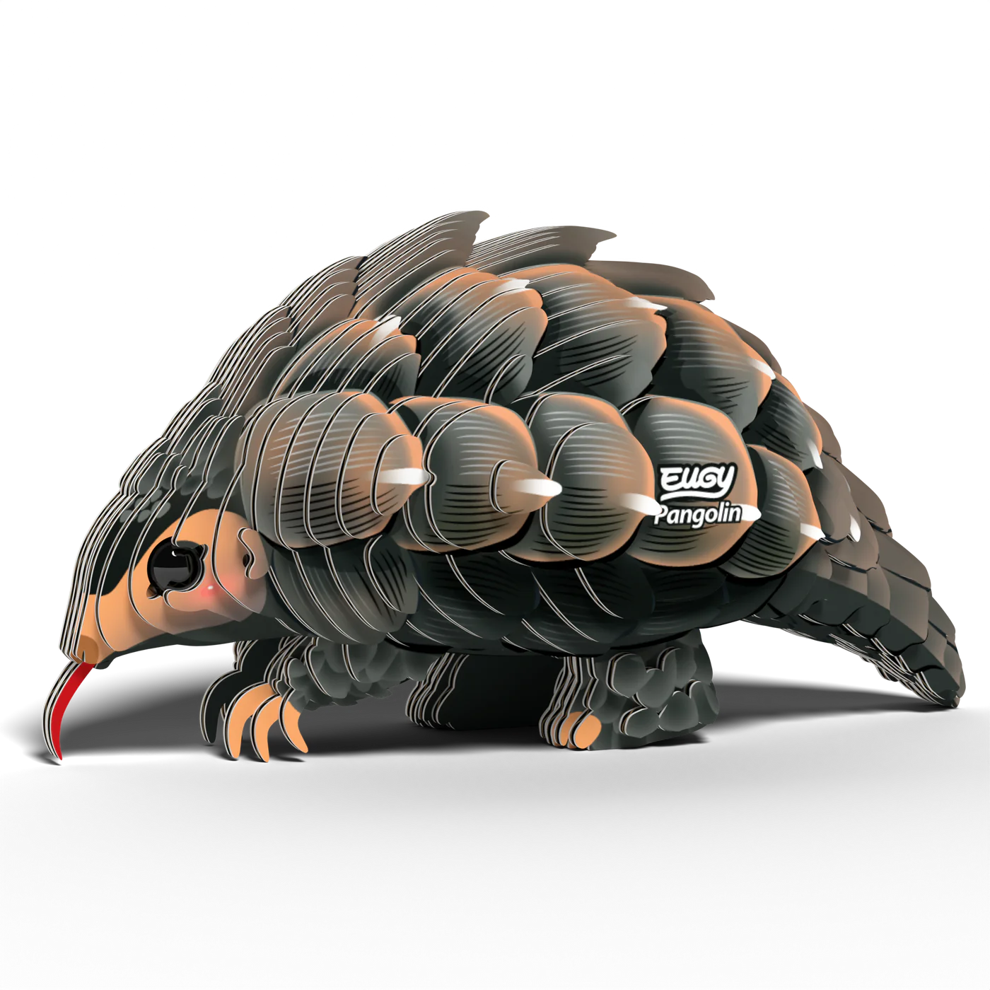 Eugy Pangolin 3D Cardboard Model Kit
