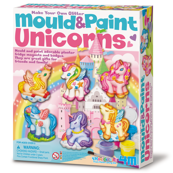 Mould & Paint Glitter Unicorns