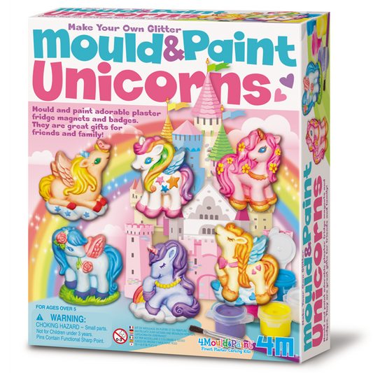 Mould & Paint Glitter Unicorns