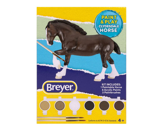Paint & Play Clydesdale Horse