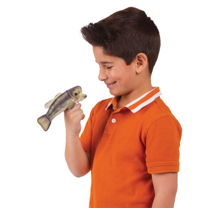 Mini Largemouth Bass Finger Puppet