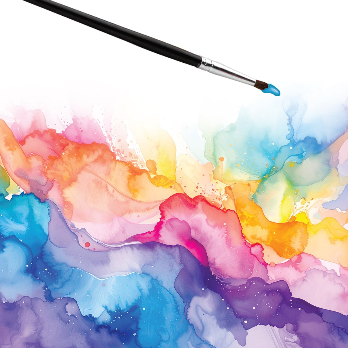 Black Edition 12 Watercolor Paints Primary
