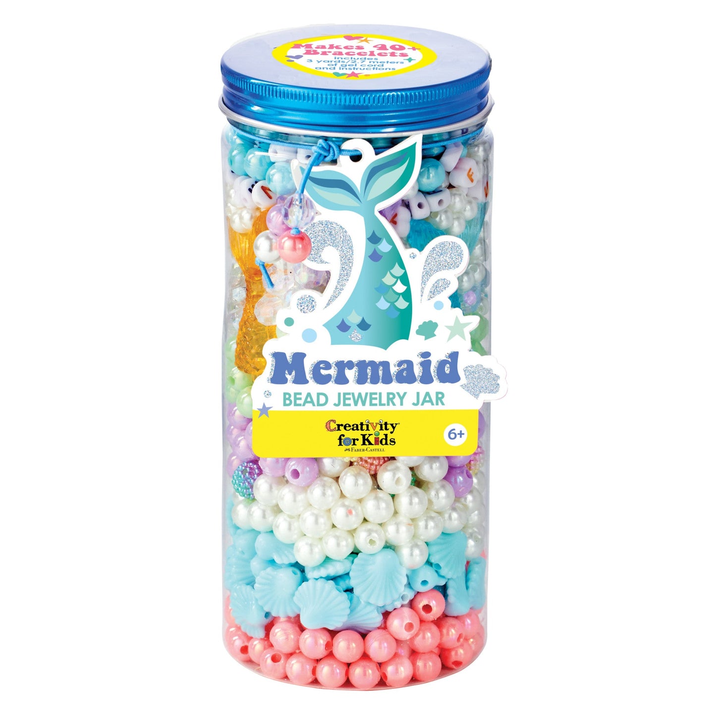 Mermaid Bead Jewely Jar